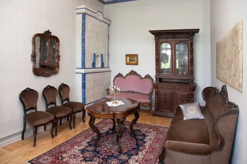 Antique furniture in a country mansion